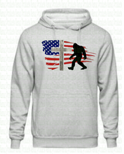 Load image into Gallery viewer, Flag, & Cross Bigfoot Sweatshirts - (Front Only)-Vapor Brand